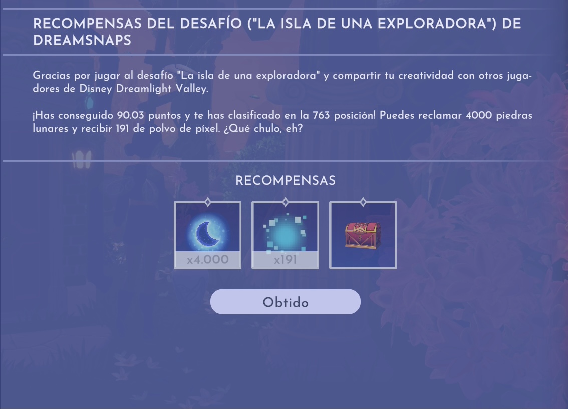 Resultado do desafio A ilha de uma exploradora: nota 90,03, posição 763